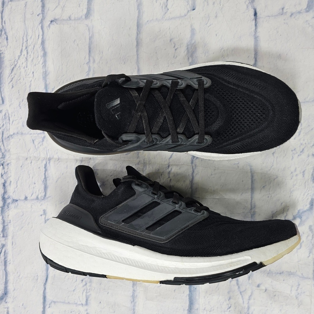 adidas Ultraboost Light Running Shoes Men 10 Black White GY9351 Sneakers